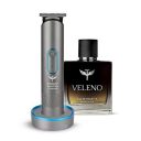 Bombay Shaving Company Gift Set For Men | Men Trimmer & Veleno Perfume Gift Set For Men (Grey)...