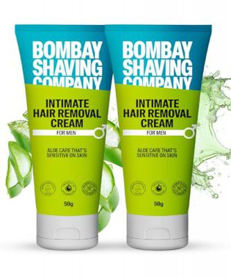 Bombay Shaving Company Intimate Hair Removal Cream, For Men | Pack of 2