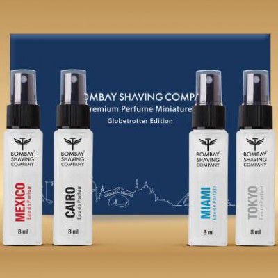 BOMBAY SHAVING COMPANY Long Lasting Perfume Gift Set - Featuring 4 Premium Perfume for Men Eau de Parfum - 32 ml  (For Men)