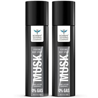 Bombay shaving company perfume body spray musk Pack of 2 (150ml each)