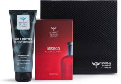 BOMBAY SHAVING COMPANY Perfume-Moisturiser Kit |Mexico EDT Perfume for Men, Shea Butter Moisturiser  (2 Items in the set)