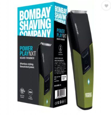 BOMBAY SHAVING COMPANY POWER PLAY NXT BEARD TRIMMER Trimmer 90 min Runtime 6 Length Settings  (Green)