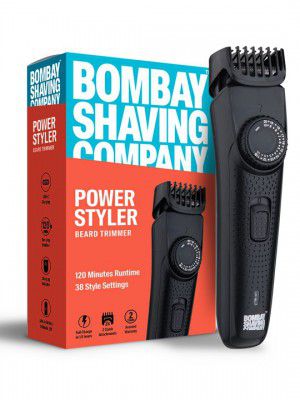 Bombay Shaving Company Power Styler Beard Trimmer with 38 Style Settings & Flash Charging