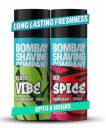 Bombay Shaving Company Body Spray for Men, 150ml each (Pack of 2) - Red Spice and Black Vibe...
