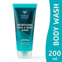 Bombay Shaving Company Refreshing Face & Body Wash with long lasting fresh burst of coolness with Menthol - 200 ml...