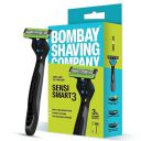 Bombay Shaving Company Sensi Smart 3 Razor | Shaving Razor for Men | Aloe Gel and Argan Oil Lubra Strip | Pivot Head for Smooth Glide |...