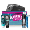 Bombay Shaving Company Grooming And Shaving Travel Kit For Men |Pack Contain Charcoal Face Wash, Charcoal Shaving Foam, Post Shave Balm, the Boss Razor and a Travel Bag |...