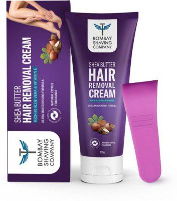 Bombae Hair Removal for Bikini Line, Arms & Legs with Shea Butter & Citrus Aroma Cream (100 g)