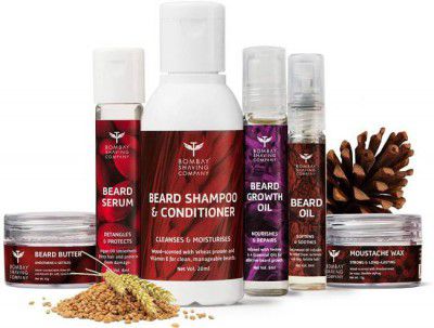 BOMBAY SHAVING COMPANY Valentines Day Beard Care Gift Kit for Men  (6 Items in the set)