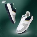 Bond Street  Mens Casual Sneakers | (White, Green , 10)...