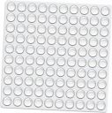 Bondwet Round Adhesive Silica Gel Bumpers Door Cabinet Drawer Safety Stopper Mute Buffer, 3x8 mm, Clear -(100)...
