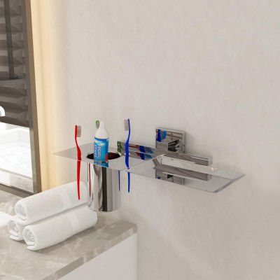 Boniry 1 Pcs Stainless Steel Tumbler Holder and Soap Holder, Bathroom Accessories
