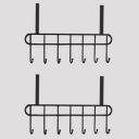Boniry 2 Pcs Over The Door Hook Hanger Adhesive Hooks Heavy Duty Wall Hooks Waterproof Stainless Steel Hooks