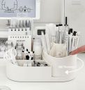 Boniry Cosmetic Organizer For Nail Polish, Brushes, Lipstick, Jewelry (Off White)...