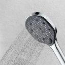 BonKaso 4 Inch Oval Stainless Steel Hand Shower Head-Chrome | Monsoon...