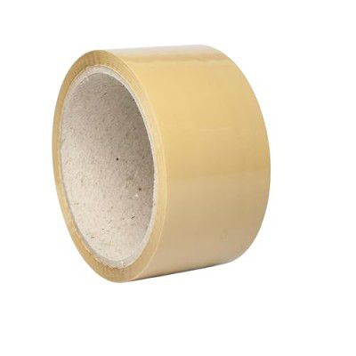 BonKaso 48MM BOPP Brown Packaging Tape, 48MM x 50M (Pack of 6)