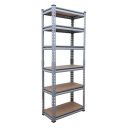 BonKaso Adjustable 6-Shelf Metal Storage Rack...