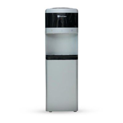 [Extra Rs.1637 OFF] BonKaso Floor Standing Water Dispenser Hot, Cold & Normal Water, 1-Year Warranty (Silver-Black), 5L