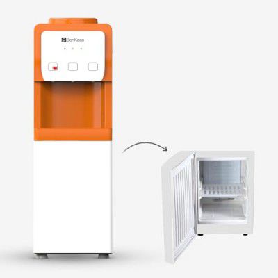 BonKaso Hot, Cold and Normal Water Dispenser with Refrigerator, 5L