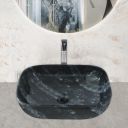 BonKaso Polished Design Ceramica Bathroom Basin...