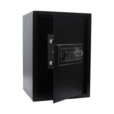 BonKaso Safe Locker For Home, 51 Litres Locker Box For Money (Black)