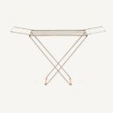 Bonkaso Stainless Steel Foldable Cloth Double Drying Stand, for Drying Clothes, Grey...
