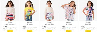 Upto 90% Off On BONKIDS Girls Clothing + Coupon.