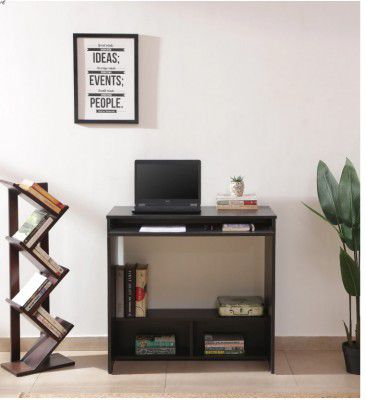 Bonton Computer Table in Wenge Finish with Keyboard Slider
