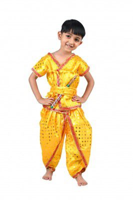 BookMyCostume Baby Krishna Kanha Kanhaiya Dhoti Kurta Polka Dots 