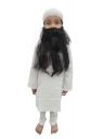 BookMyCostume Muslim Man White Kurta Pyjama...