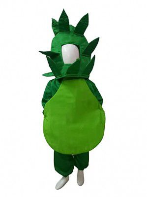 BookMyCostume Pear Fruit Kids Fancy Dress Costume 6-7 Years