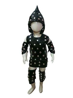 BookMyCostume Traditional Warrior Historical Indian Infantry Kids Fancy Dress Costume 5-6 years