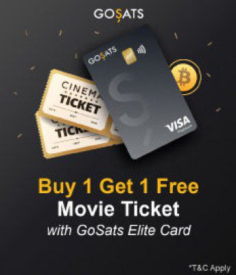 Bookmyshow: Buy1 Get1 Free Movie Ticket GoSats Elite Card Offer