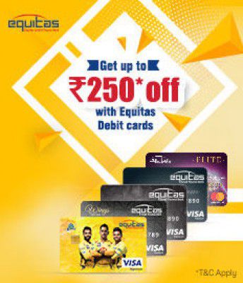Bookmyshow: Equitas Card Offer Upto ₹250 Off On Movie Ticket