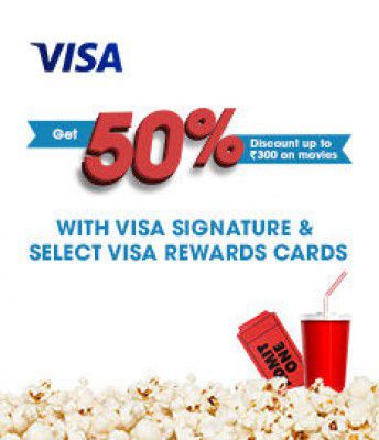 Bookmyshow: Visa Blockbuster Weekends Offer 50% Discount On Credit & Debit Visa Signature Cards