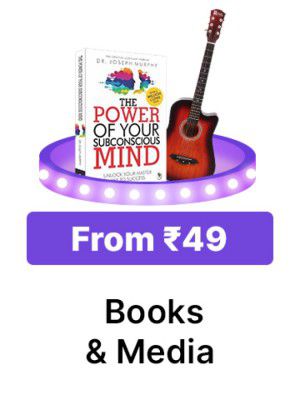Books & Media from Rs. 49 in Flipkart Big Billion Days 2023