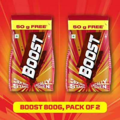 Boost Energy & Nutrition Drink 1600 g (2 x 800 g)