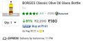 BORGES Classic Olive Oil Glass Bottle  (1 L)...