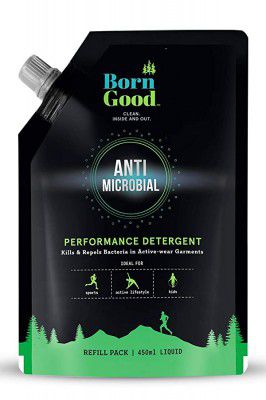 Born Good Plant Based Anti Microbial Refill Liquid Laundry Detergent (450ml) Front load Top load & Hand-wash friendly