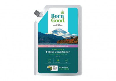 Born Good Plant Based Fabric Conditioner (Softener) 1L | USDA Certified Liquid - Refill pouch Natural Eco-friendly - Soft & Shine