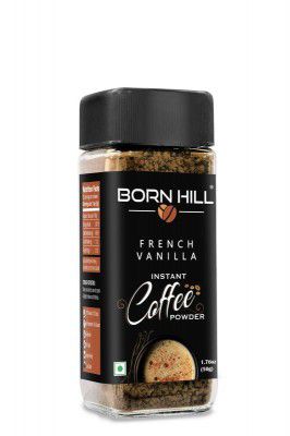 BORN HILL French Vanilla Instant Coffee Powder, 50g