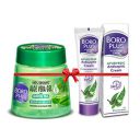 BoroPlus Aloe Vera Gel Green Tea 200ml Jar + BoroPlus Antiseptic Cream 120ml...
