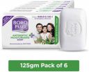 BOROPLUS Antiseptic + Moisturising Soap - Neem, Tulsi & Aloe Vera  (6 x 125 g)...