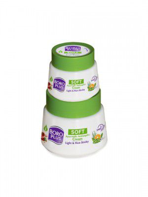 BOROPLUSSet of 2 Light & Non Sticky Soft Ayurvedic Antiseptic Cream - 100 ml + 200 ml
