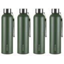 Borosil 4pc Set of 1000 ml Hydra Laguna Stainless Steel Water Bottle...