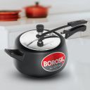 Borosil 5 L Pronto Hard Anodised Cooker | 3S Aluminium | Gas Stove & Induction Compatible | 5 Years Warranty...