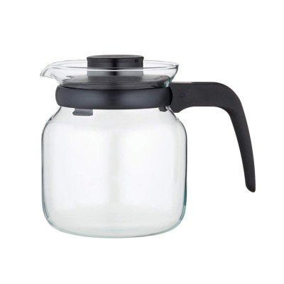 Borosil Carafe Flame Proof Glass Kettle with Strainer 650 ml