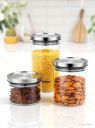 BOROSIL Glass Grocery Container  - 1800 ml (Pack of 3, Clear)...