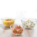 Borosil Glass Mixing Bowl - 900 ml, Set of 3, Transparent...