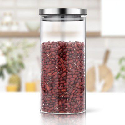BOROSIL Iron Grocery Container  - 1200 ml (Clear)